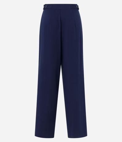 Pantalón Recto en Sastrería con Friso 6