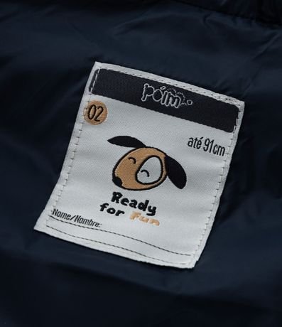 Chaleco Puffer Infantil Básico en Microfibra - Talle 1 a 4  Anos 3