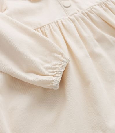 Vestido Infantil en Terciopelo con Cuello Muñeca - Talle 1 a 5 años 4