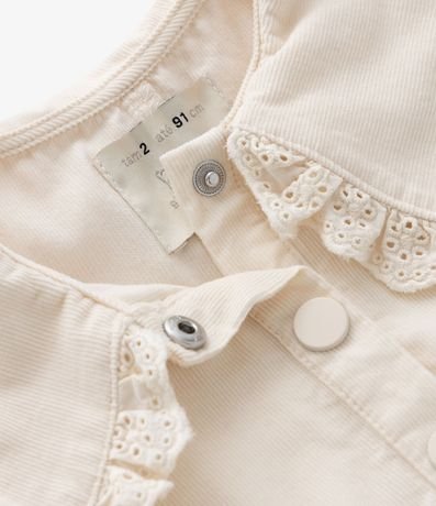 Vestido Infantil en Terciopelo con Cuello Muñeca - Talle 1 a 5 años 5