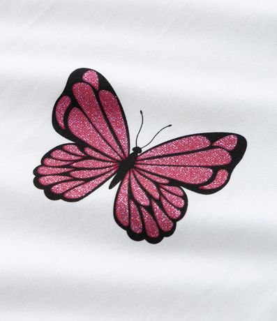 Remera Infantil con Estampa de Mariposas - Talle 5 a 14 años 3