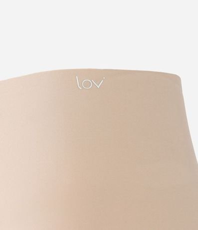 Bermuda Modeladora en Microfibra con Borde Nube 7