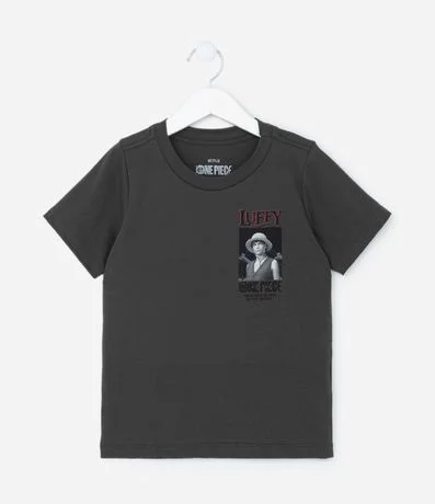 Remera Infantil con Estampa One Piece - Talle 5 a 14 años