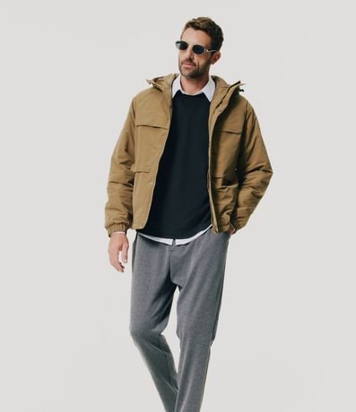 Pantalón Slim Performance en Sastrería con Textura