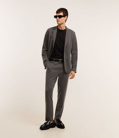 Pantalón Slim Performance en Sastrería con Textura