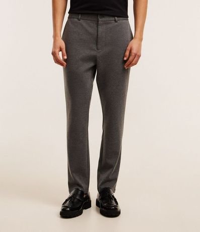 Pantalón Slim Performance en Sastrería con Textura