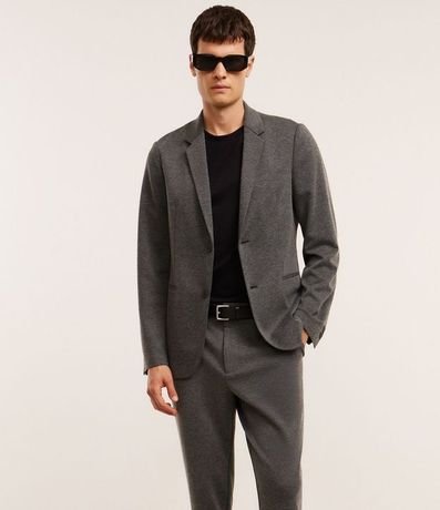 Pantalón Slim Performance en Sastrería con Textura 4