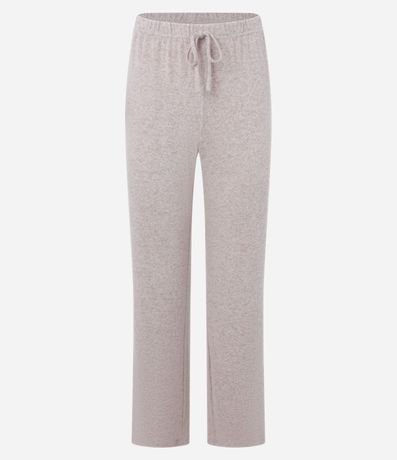 Pijama Largo en Tricot con Cuello Redondo y Cintura Elástica 8