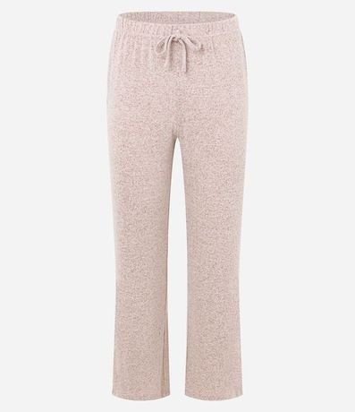 Pijama Largo en Tricot con Cuello Redondo y Cintura Elástica 10