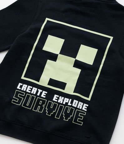 Saco Infantil con Estampa Frente y Espalda Minecraft - Talle 5 a 14 años 9
