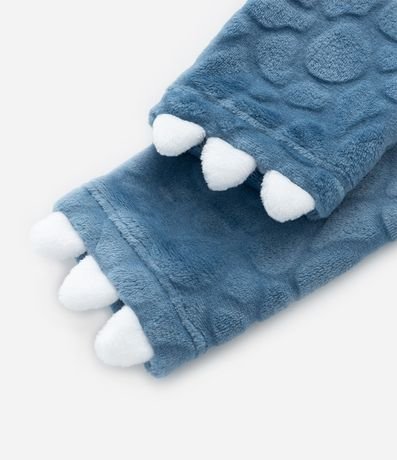 Bata de Baño Infantil Calentito Estampa Dino con Crestas - Talle 3 a 12 años 5