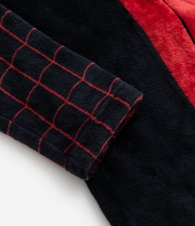 Bata de Baño Infantil con Bordado Spider-Man Miles Morales - Talle 3 a 12 años 5