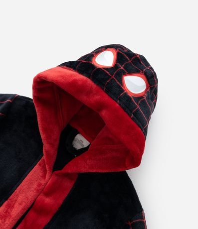 Bata de Baño Infantil con Bordado Spider-Man Miles Morales - Talle 3 a 12 años 7
