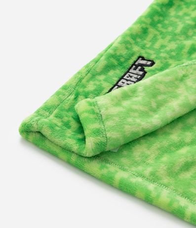 Bata de baño Infantil en Fleece con Estampa Minecraft -Talle 5 al 16 años 3