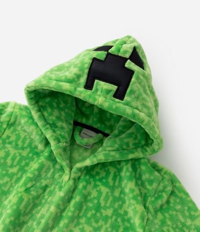 Bata de baño Infantil en Fleece con Estampa Minecraft -Talle 5 al 16 años 5