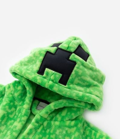 Bata de baño Infantil en Fleece con Estampa Minecraft -Talle 5 al 16 años 6
