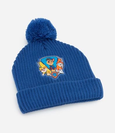 Gorro Infantil con Pompón y Bordado Paw Patrol - Talle único
