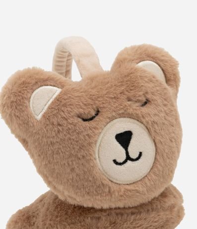 Orejeras con Bordado de Osito - Talle único 2