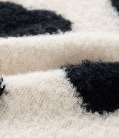 Suéter Infantil en Punto con Estampa Corazones - Talle 5 a 14 años 3