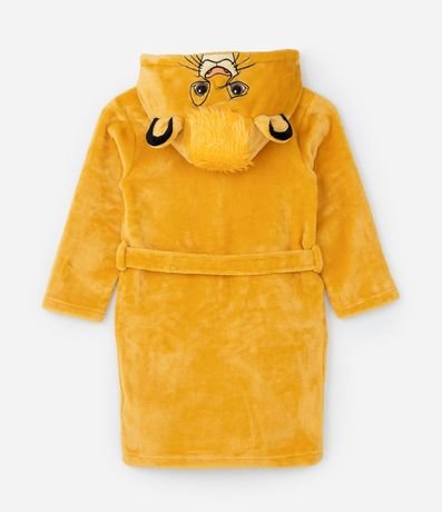 Bata de Baño Infantil en Fleece con Estampa Simba - Talle 3 a 8 años 2