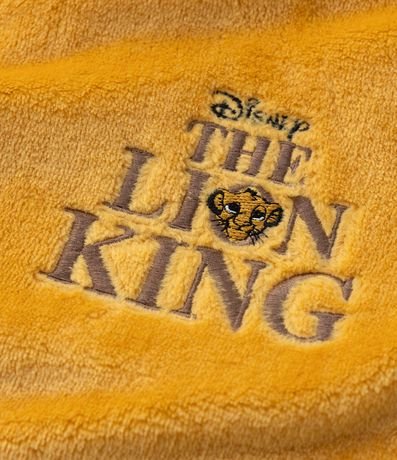 Bata de Baño Infantil en Fleece con Estampa Simba - Talle 3 a 8 años 7