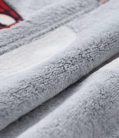 Bata de Baño Infantil con Estampa Hombre-Araña Brilla en la Oscuridad - Talle 3 a 12 años 4