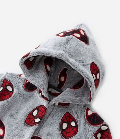 Bata de Baño Infantil con Estampa Hombre-Araña Brilla en la Oscuridad - Talle 3 a 12 años 6