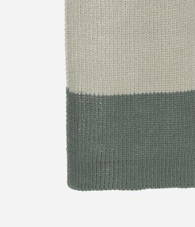 Bufanda Infantil en Punto con Estampa Bloques de Colores - Talle U 2