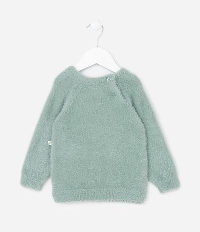 Suéter Infantil Peluche con Estampa Animalito - Talle 0 a 18 meses 2