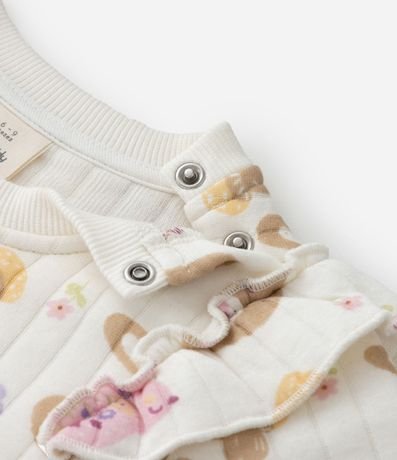 Conjunto Infantil en Capitoneada con Volados - Talle 0 a 18 meses 8