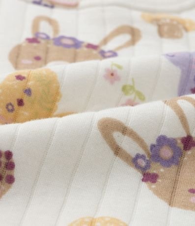 Conjunto Infantil en Capitoneada con Volados - Talle 0 a 18 meses 4