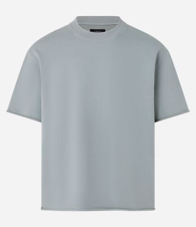 Camiseta de Punto con Dobladillo Recortado 5