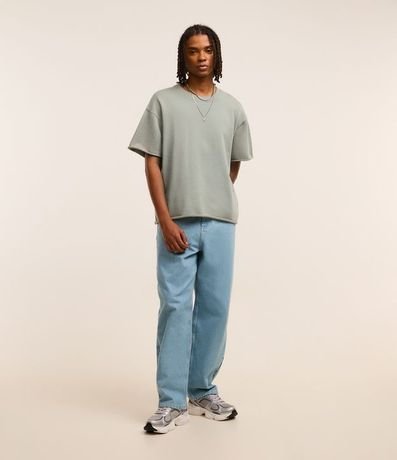 Camiseta de Punto con Dobladillo Recortado 2