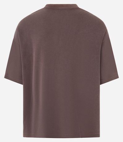 Remera Boxy con Algodón eTextura Waffle 6