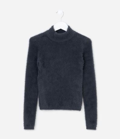 Suéter Infantil en Punto con Pelitos - Talle 5 a 14 años