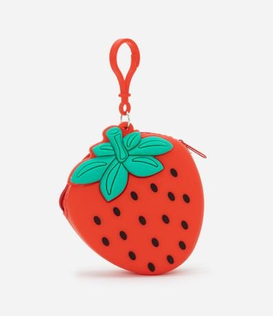 Monedero Jelly con Estampa de Frutilla