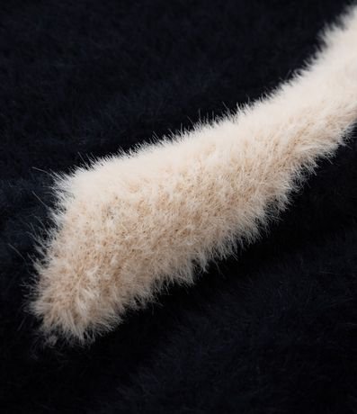 Suéter Infantil Peluche con Estampa Lazo - Talle 5 a 14 años 3