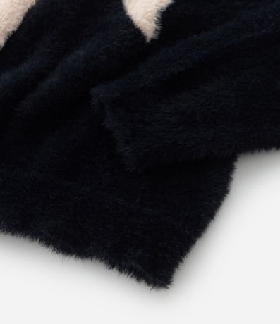 Suéter Infantil Peluche con Estampa Lazo - Talle 5 a 14 años 4