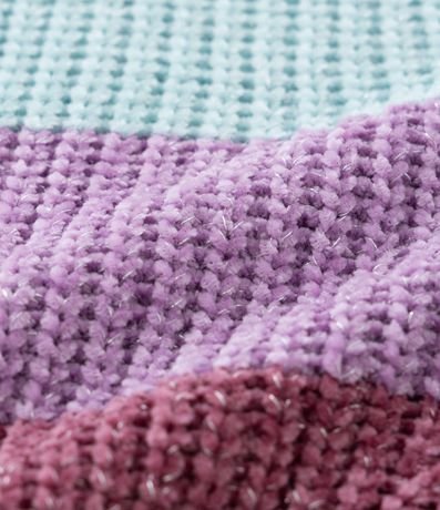 Suéter Infantil en Chenille con Rayas - Talle 5 a 14 años 3