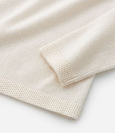 Suéter Infantil en Punto con Cuello Alto - Talle 5 a 14 años 4