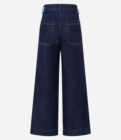 Pantalón Pantalona en Jeans con Friso Delantero 7