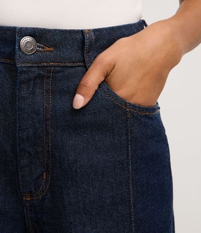 Pantalón Pantalona en Jeans con Friso Delantero 6