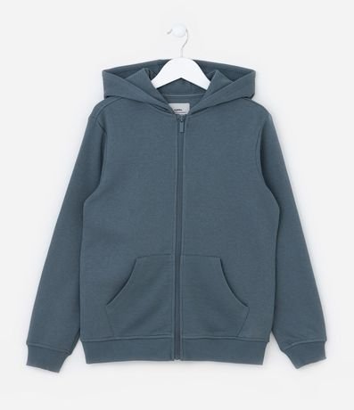 Campera Infantil en Algodón con Capucha y Bolsillos Canguro - Talle 5 a 14 años