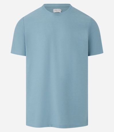 Remera Regular en Algodón con Textura 7