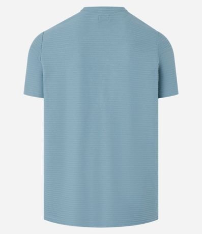 Remera Regular en Algodón con Textura 9