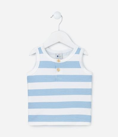Conjunto Infantil Listrado y con Botones - Talle 0 a 18 meses 2