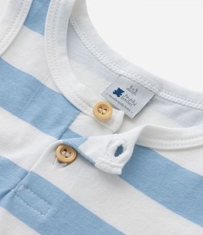 Conjunto Infantil Listrado y con Botones - Talle 0 a 18 meses 5