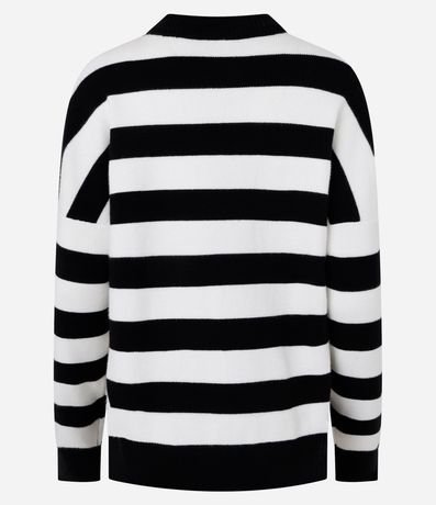 Saco Regular con Rayas y Textura Jacquard 5