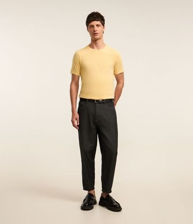 Remera Slim Básica en Algodón Manga Corta 2