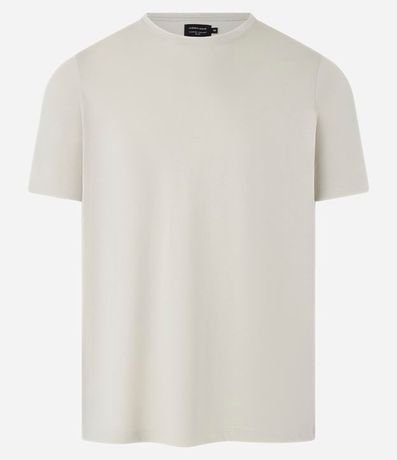 Remera Slim Básica en Algodón Manga Corta